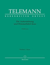 Die Auferstehung und Himmelfahrt Jesu Study Scores sheet music cover